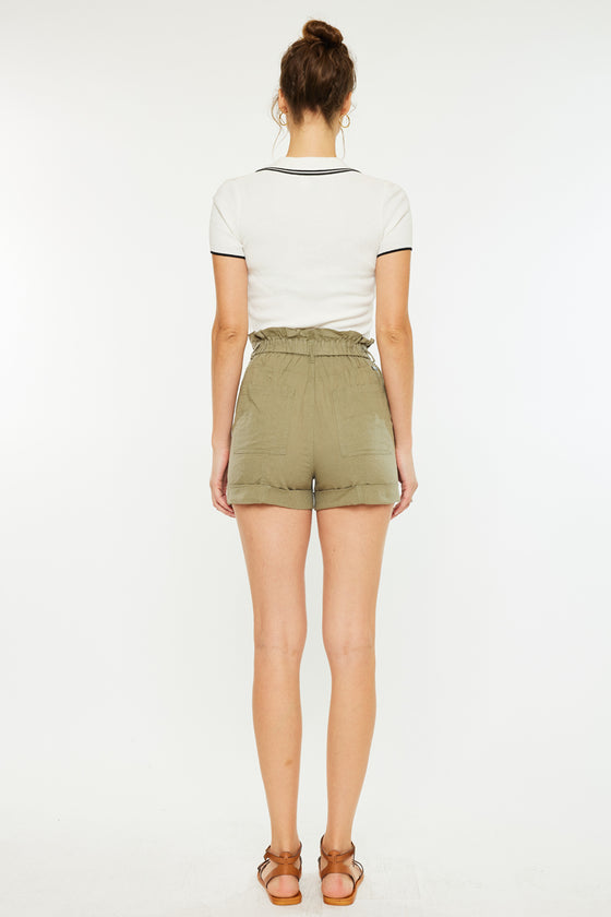 Marco Ultra High Rise Paperbag Shorts - Official Kancan USA