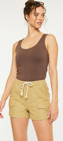 Zahara High Rise Cargo Shorts - Official Kancan USA