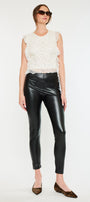 Widow Ultra High Rise Faux Leather Jeggings - Official Kancan USA