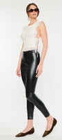 Widow Ultra High Rise Faux Leather Jeggings - Official Kancan USA