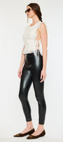 Widow Ultra High Rise Faux Leather Jeggings - Official Kancan USA