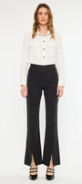 Brenda Ultra High Rise Flare Satin Pants - Official Kancan USA