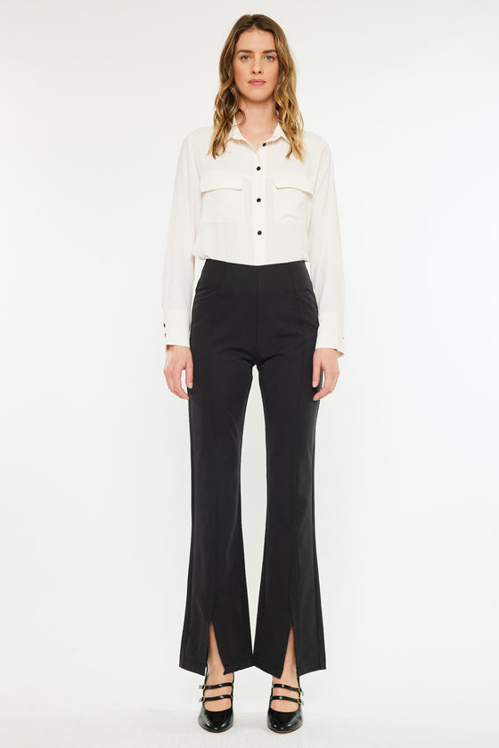 Brenda Ultra High Rise Flare Satin Pants - Official Kancan USA