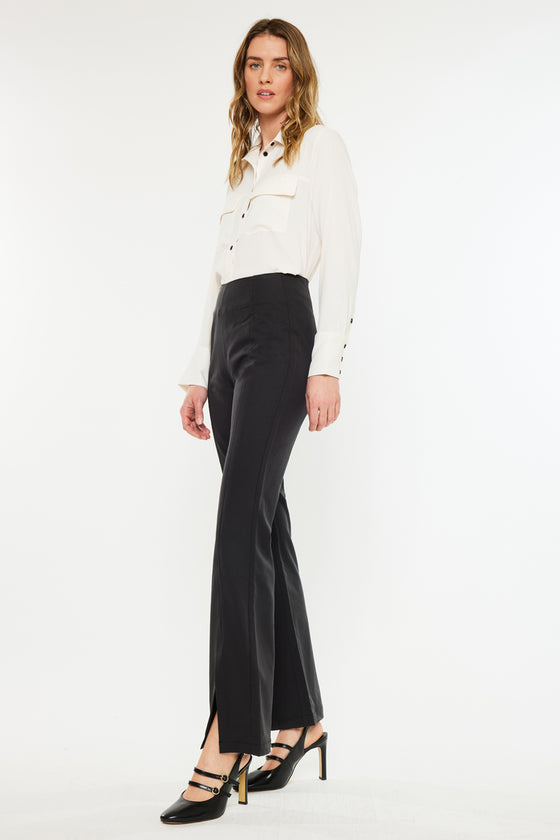 Brenda Ultra High Rise Flare Satin Pants - Official Kancan USA