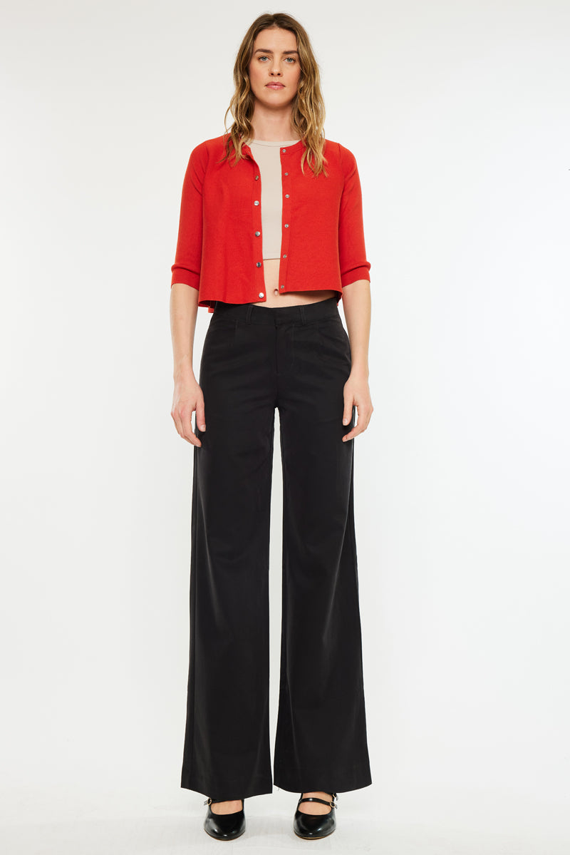 Tinley Mid Rise Wide Leg Pants - Official Kancan USA