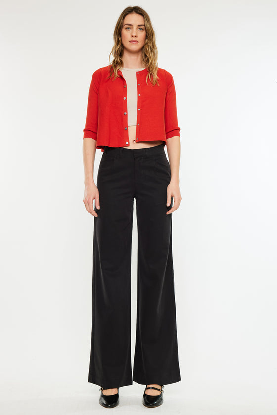 Tinley Mid Rise Wide Leg Pants - Official Kancan USA