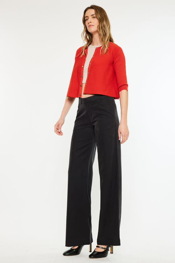 Tinley Mid Rise Wide Leg Pants - Official Kancan USA