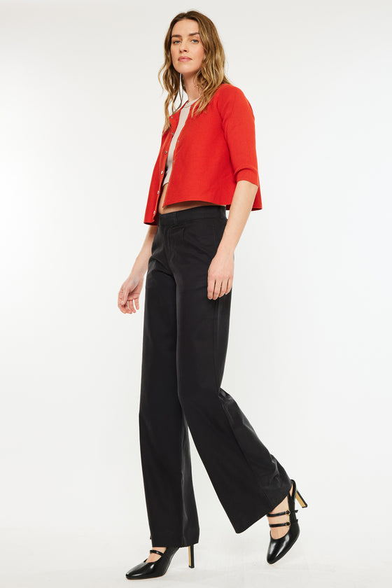 Tinley Mid Rise Wide Leg Pants - Official Kancan USA