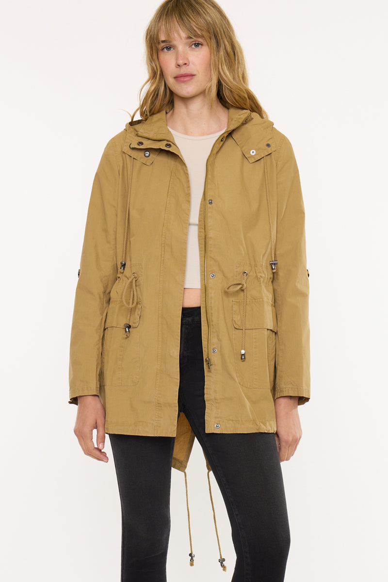Tarsier Utility Parka Jacket – Cotton Drawstring Fit - Official Kancan USA