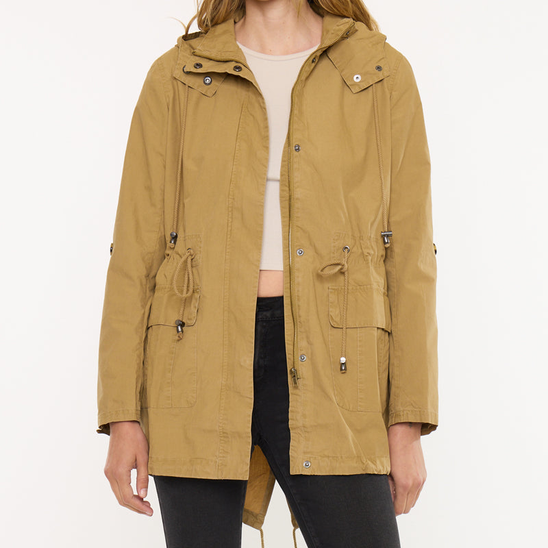 Tarsier Utility Parka Jacket – Cotton Drawstring Fit - Official Kancan USA