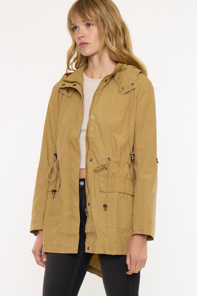 Tarsier Utility Parka Jacket – Cotton Drawstring Fit - Official Kancan USA
