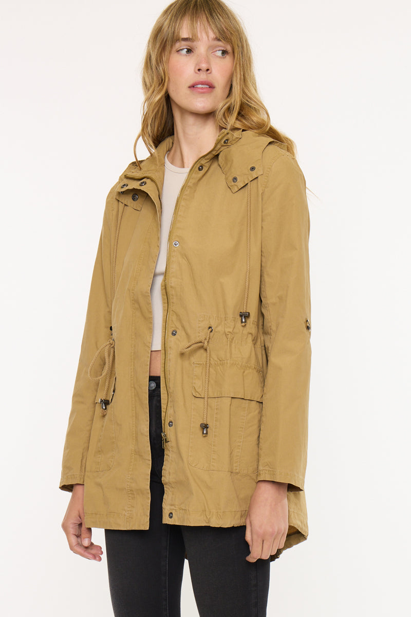 Tarsier Utility Parka Jacket – Cotton Drawstring Fit - Official Kancan USA