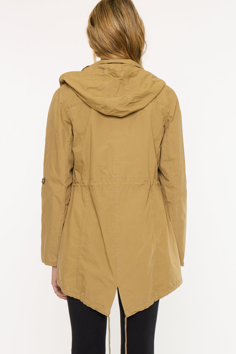Tarsier Utility Parka Jacket – Cotton Drawstring Fit - Official Kancan USA