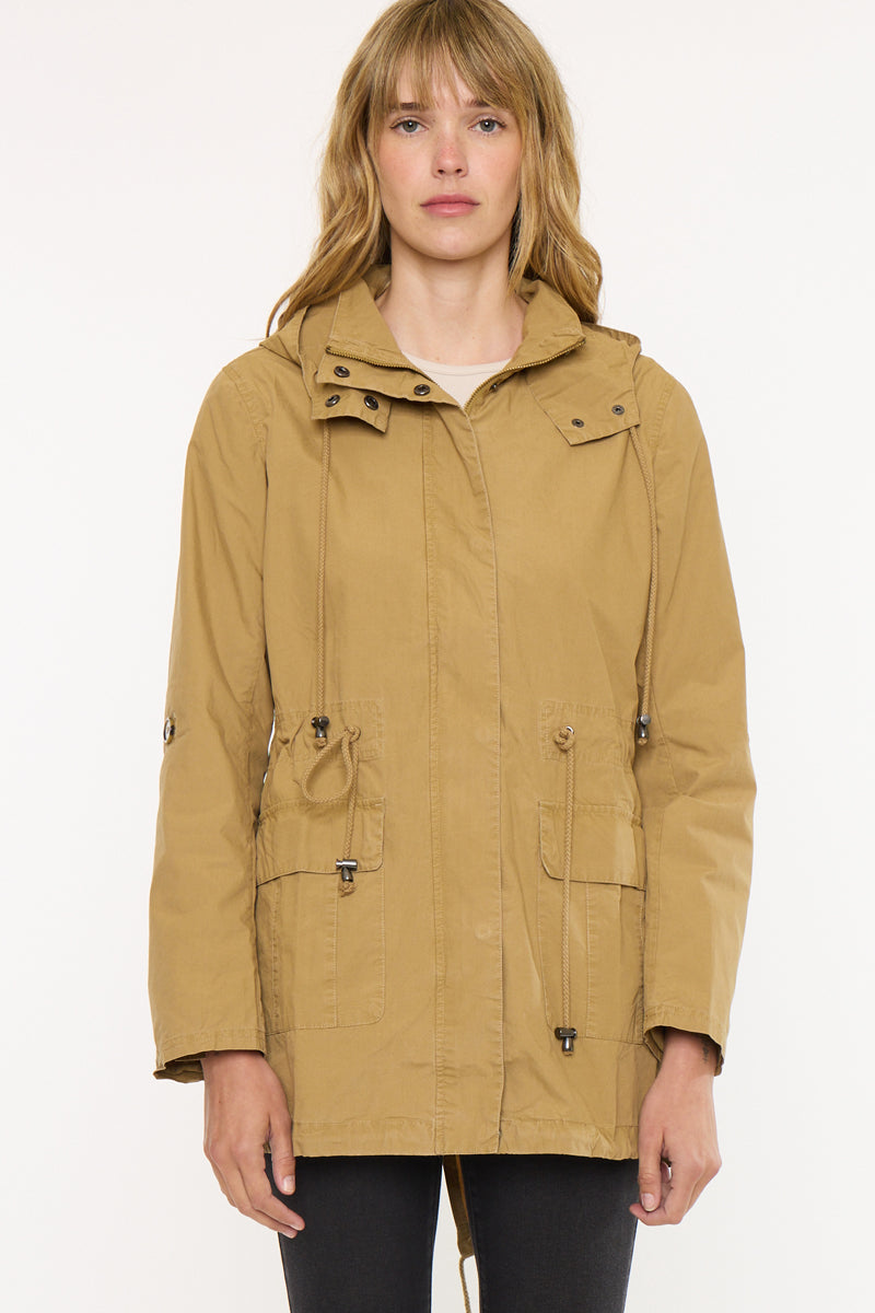 Tarsier Utility Parka Jacket – Cotton Drawstring Fit - Official Kancan USA