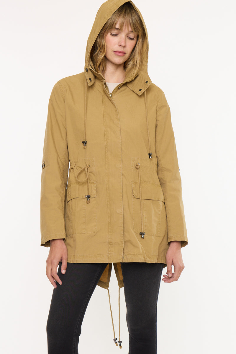Tarsier Utility Parka Jacket – Cotton Drawstring Fit - Official Kancan USA