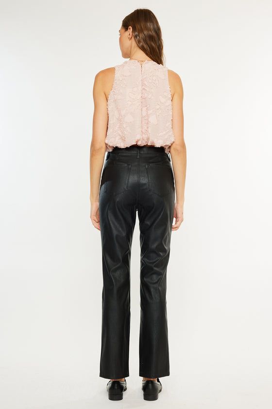 Delphine High Waisted Straight Pants - Official Kancan USA