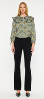 Ally Mid Rise Ponte Bootcut Pants - Official Kancan USA