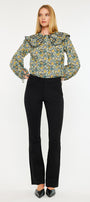 Ally Mid Rise Ponte Bootcut Pants - Official Kancan USA