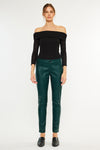 Farrah Low Rise Faux Leather Super Skinny