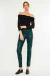 Farrah Low Rise Faux Leather Super Skinny