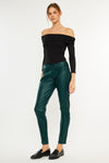 Farrah Low Rise Faux Leather Super Skinny