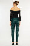 Farrah Low Rise Faux Leather Super Skinny
