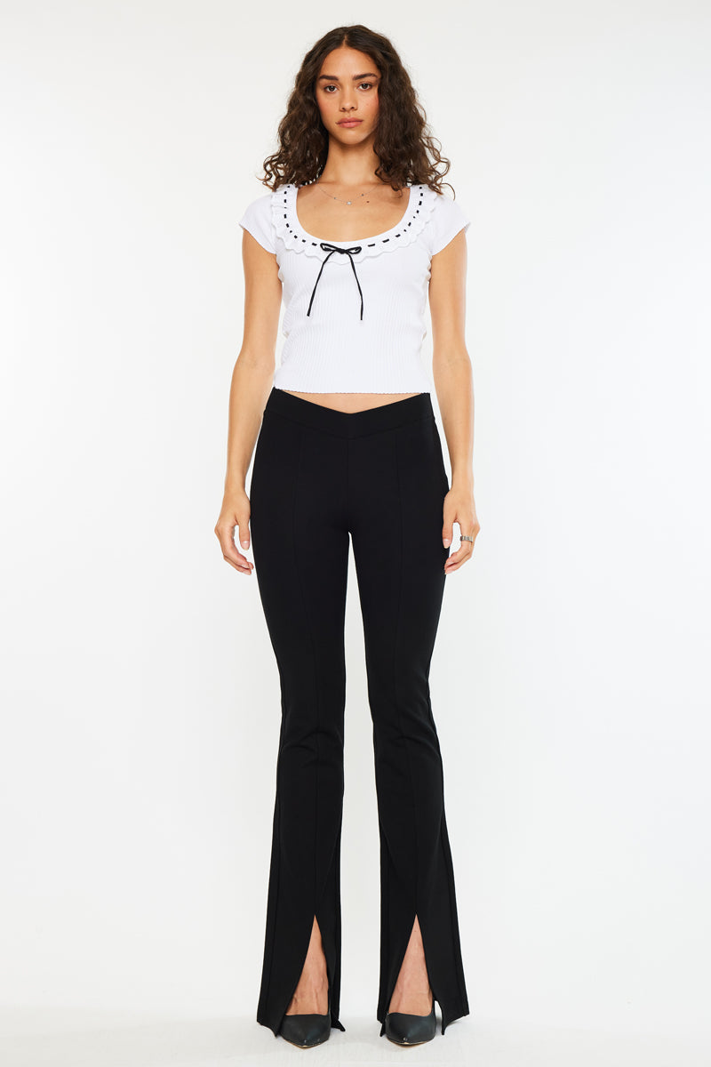 Madonna Low Rise Flare Pants – Kancan USA