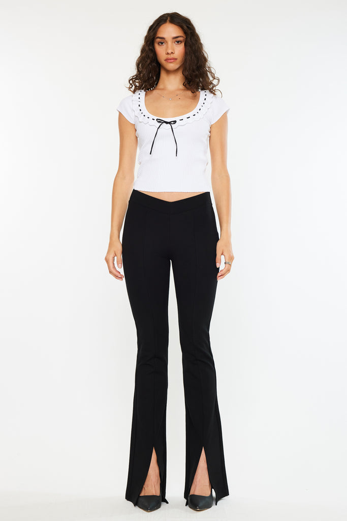 Madonna Low Rise Flare Pants | Kancan USA