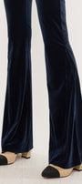Gracey High Rise Velvet Flare Pants - Official Kancan USA