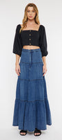 Thalia Maxi Denim Skirt - Official Kancan USA