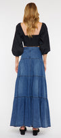 Thalia Maxi Denim Skirt - Official Kancan USA