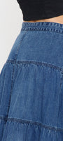 Thalia Maxi Denim Skirt - Official Kancan USA