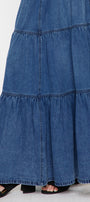 Thalia Maxi Denim Skirt - Official Kancan USA