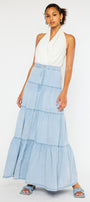 Thalia Maxi Denim Skirt - Official Kancan USA