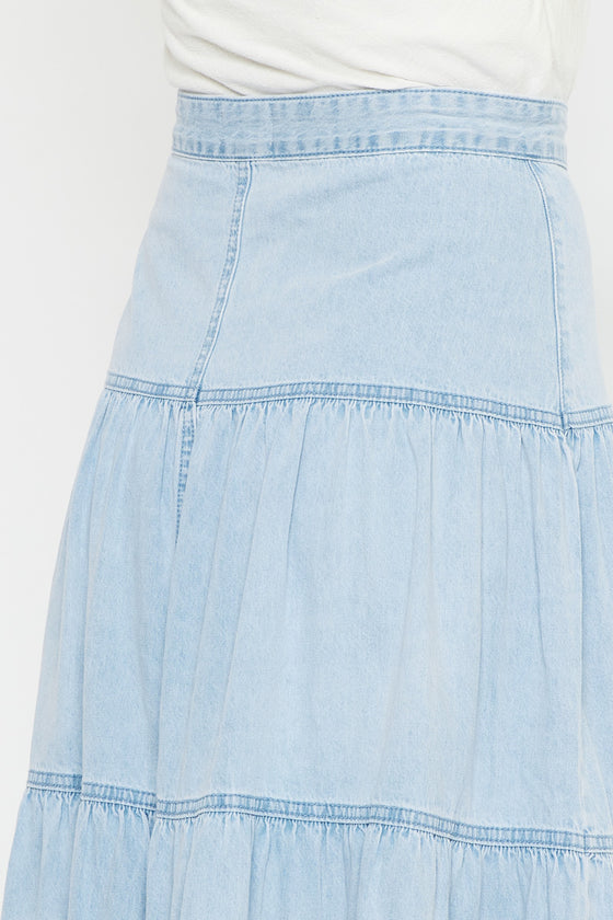 Thalia Maxi Denim Skirt - Official Kancan USA