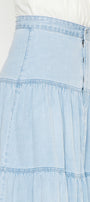 Thalia Maxi Denim Skirt - Official Kancan USA