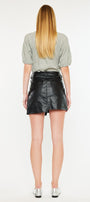 Sapphire Faux Leather Mini Skirt - Official Kancan USA