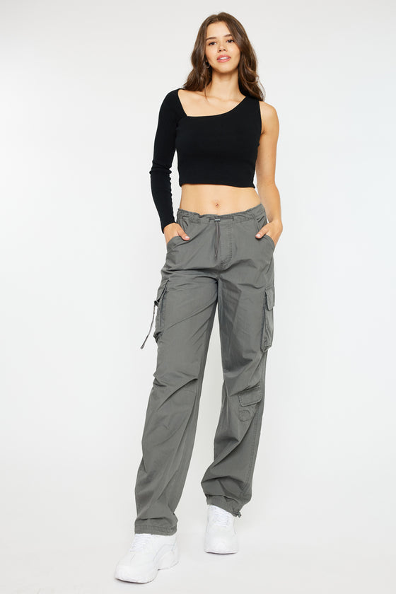Nataly High Rise Relaxed Cargo Pants - Official Kancan USA