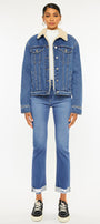 Rosalia  Cropped Sherpa Jacket - Official Kancan USA