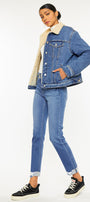 Rosalia  Cropped Sherpa Jacket - Official Kancan USA