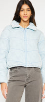 Luciana Denim Puffer Jacket - Official Kancan USA