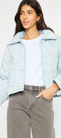 Luciana Denim Puffer Jacket - Official Kancan USA