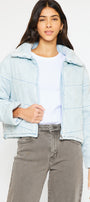 Luciana Denim Puffer Jacket - Official Kancan USA