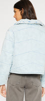 Luciana Denim Puffer Jacket - Official Kancan USA
