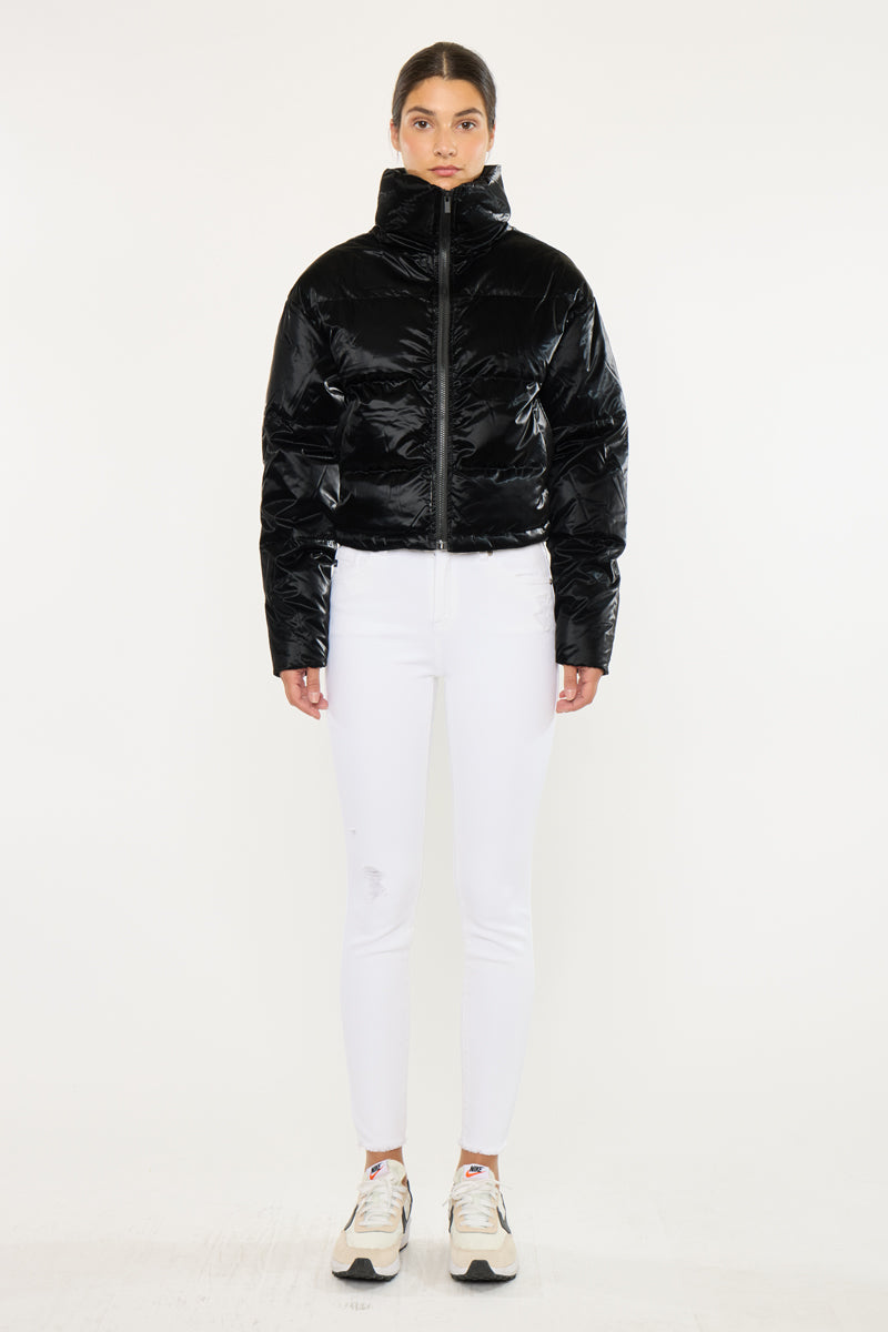 Lux Cropped Puffer Jacket - Official Kancan USA