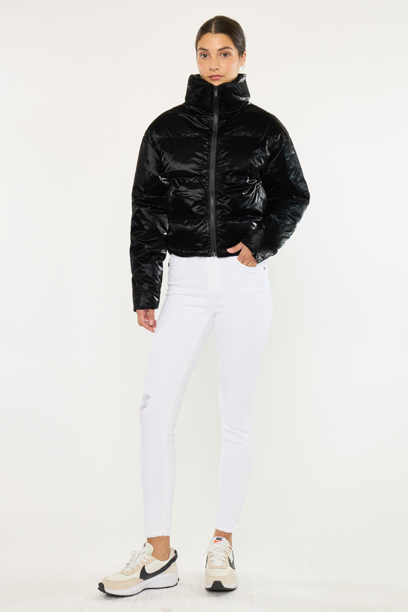 Lux Cropped Puffer Jacket - Official Kancan USA