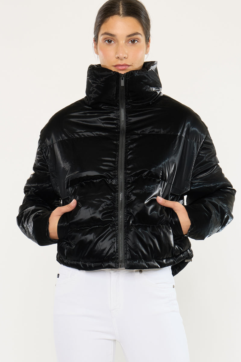 Lux Cropped Puffer Jacket