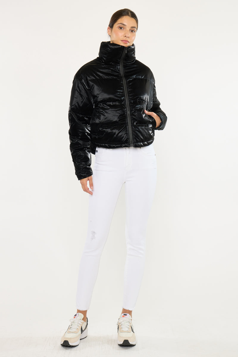 Lux Cropped Puffer Jacket - Official Kancan USA