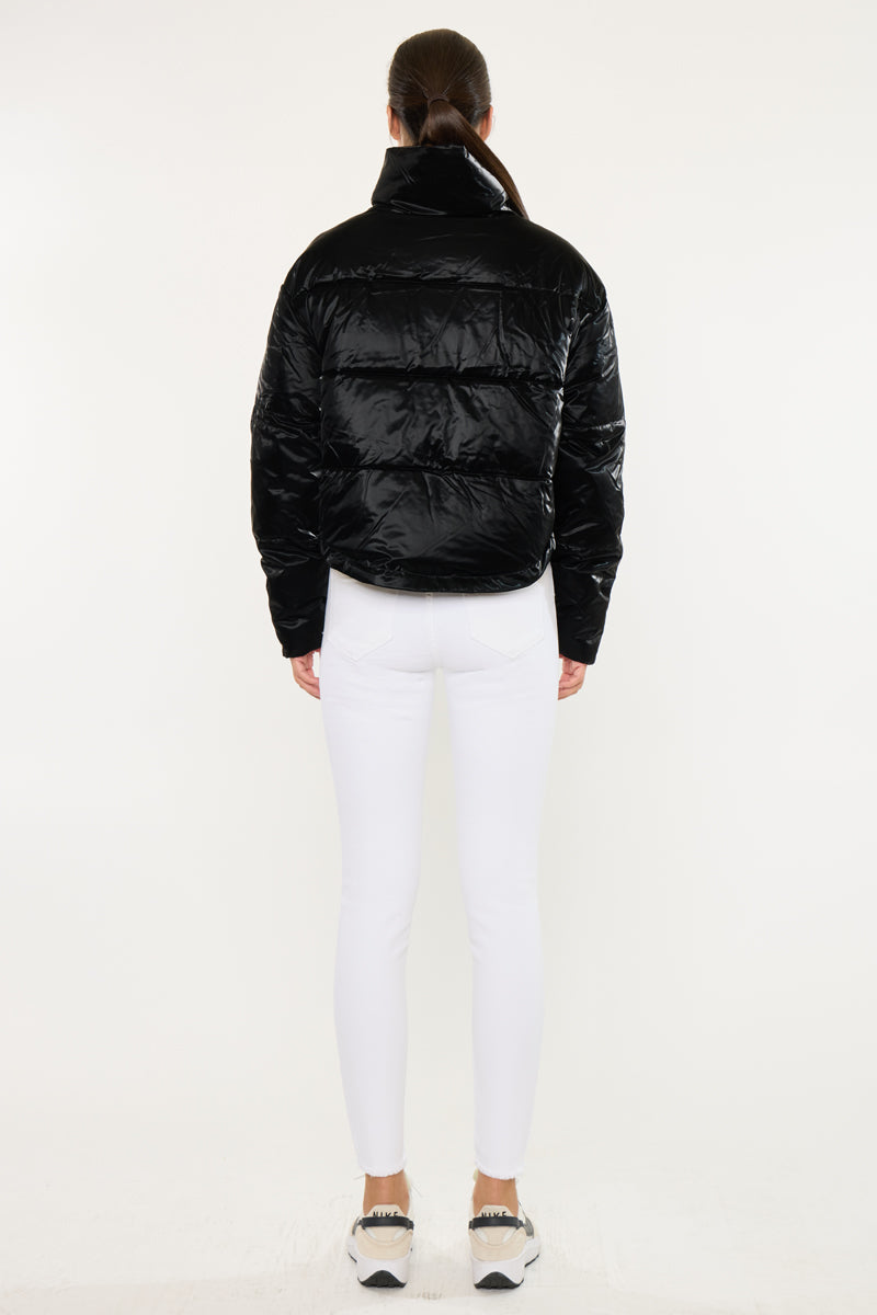 Lux Cropped Puffer Jacket - Official Kancan USA