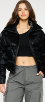 Lux Cropped Puffer Jacket - Official Kancan USA